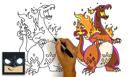 How To Draw Gigantamax Charizard .